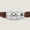 Pulsera pequeña, piel suave, marrón fauve