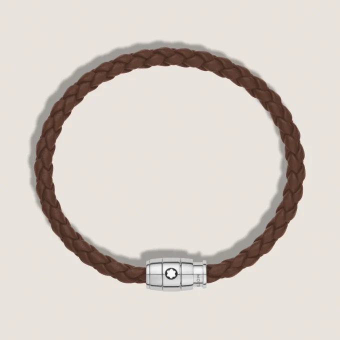 Pulsera pequeña, piel suave, marrón fauve