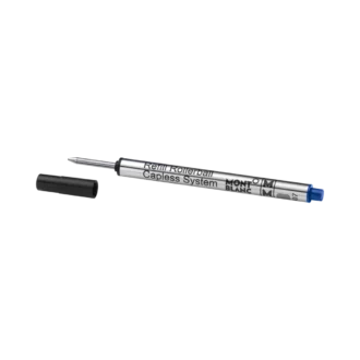 Recambio para bolígrafo Rollerball sin capuchón, azul real – Medio