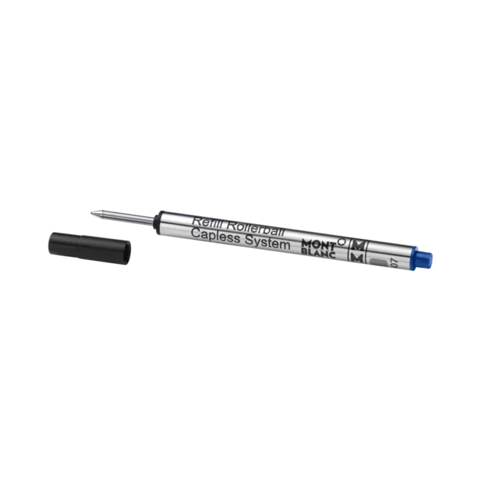 Recambio para bolígrafo Rollerball sin capuchón, azul real – Medio