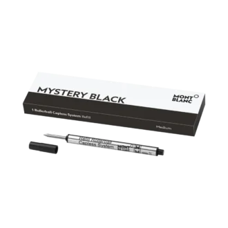 Recambio para rollerball sin capuchón, negro misterioso – mediano