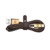 Set de viaje marrón para los auriculares Montblanc MB 01