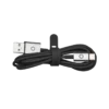 Set de viaje negro para auriculares Montblanc MB 01